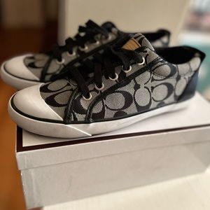 Fairly new Coach sneakers. Great condition. Classic Coach.